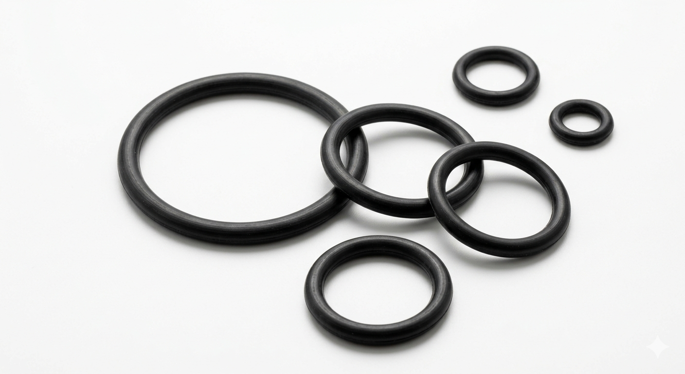 [Replace: O-ring assortment, groove diagram, or inspection photo]